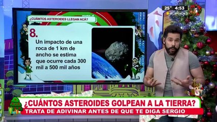 ¿Cuántos asteroides golpean a la Tierra?