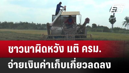 ชาวนาผิดหวัง มติ ครม.จ่ายเงินค่าเก็บเกี่ยวลดลง | โชว์ข่าวเช้านี้ | 6 ธ.ค. 67