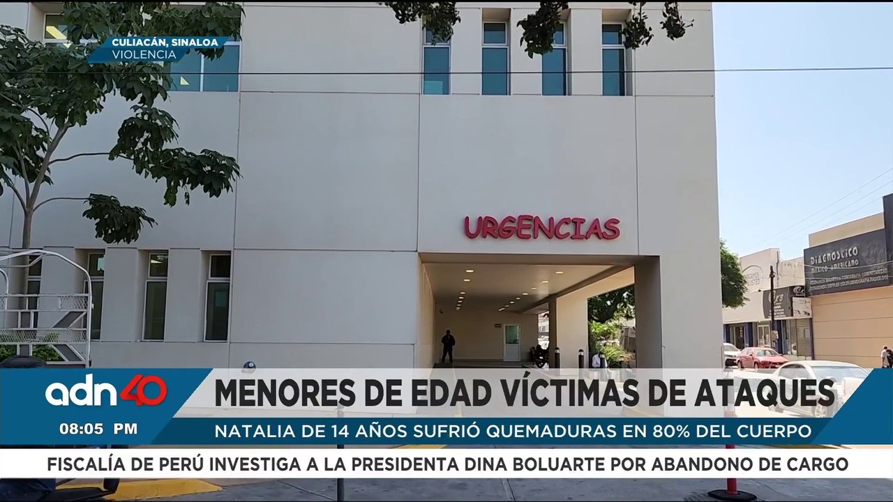 Menores de edad víctimas de ataques armados en Culiacán, Sinaloa