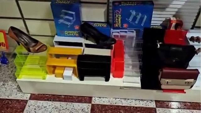 👞 3'lü Merdiven Set - Ayakkabı Teşhir Standı ile vitrininizi düzenleyin ve estetik bir görünüm elde edin! 👌