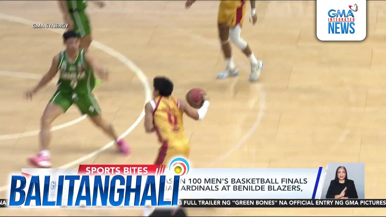 Game 2 ng NCAA Season 100 Men's Basketball Finals sa pagitan ng Mapua Cardinals at Benilde Blazers, bukas na | Balitanghali