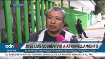 José Luis González, es una de las personas lesionadas en el atropellamiento de Río Churubusco