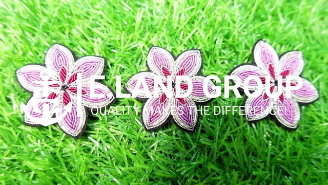 Hand Embroidery Bullion Brooches, Pakistan Brooch Manufacturers, Hand Embroidered Brooch