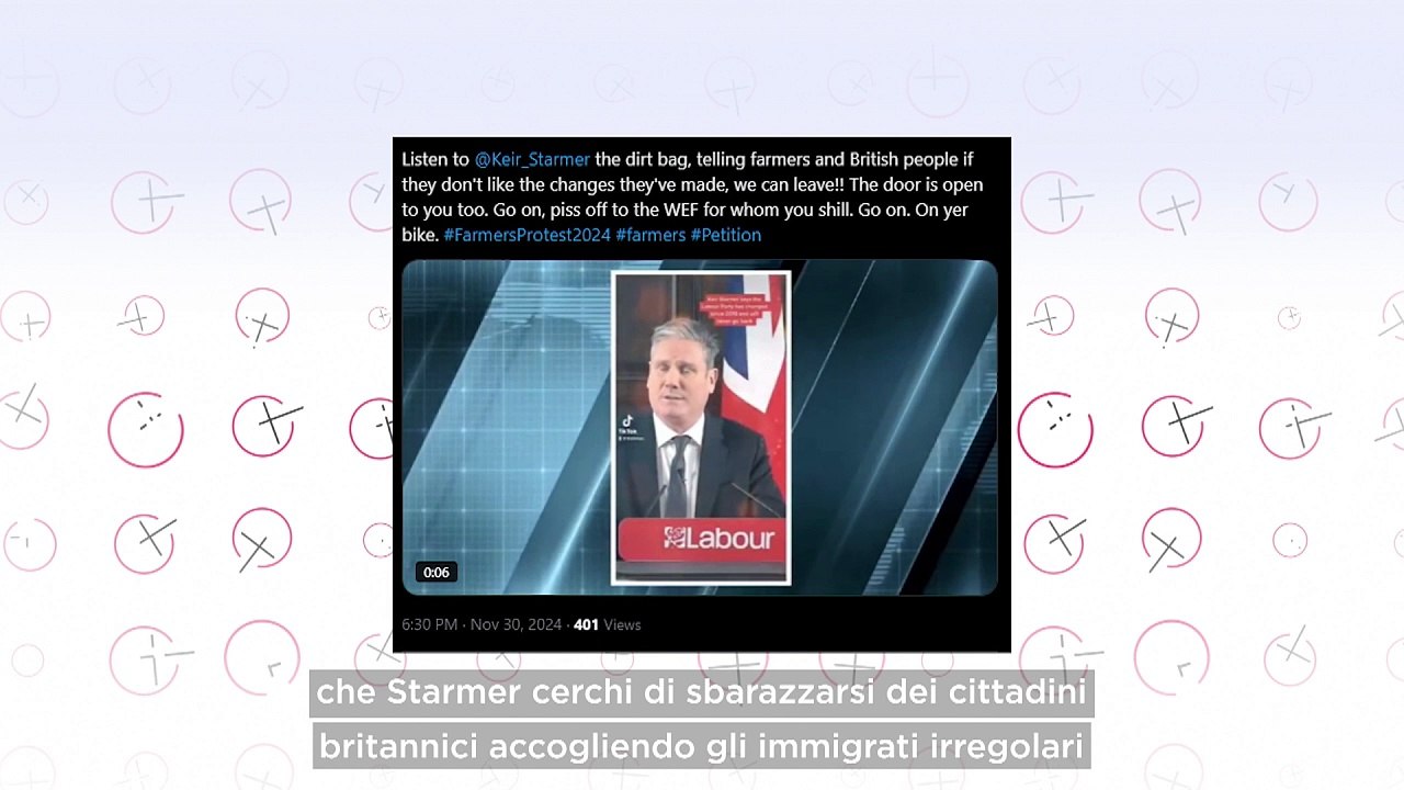 Fact checking: Starmer non ha detto ai cittadini che non sono d'accordo con lui di lasciare il Paese