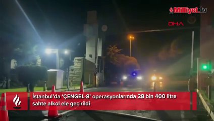 Yeni yıl öncesi Çengel operasyonu! Sahte içkiye darbe