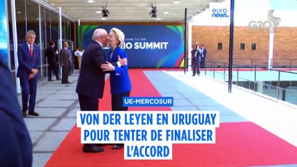 Von der Leyen au sommet du Mercosur en Uruguay sur fond de résistance continue de la France