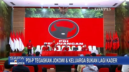 Tak Diakui Kader PDIP, Jokowi: Partai Perorangan
