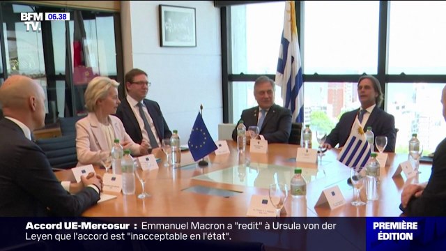 Accord avec le Mercosur: Ursula von der Leyen assure que la ligne d'arrivée est en vue