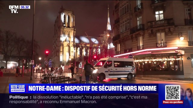 Réouverture de Notre-Dame: un dispositif de sécurité exceptionnel prévu ce week-end autour de la cathédrale