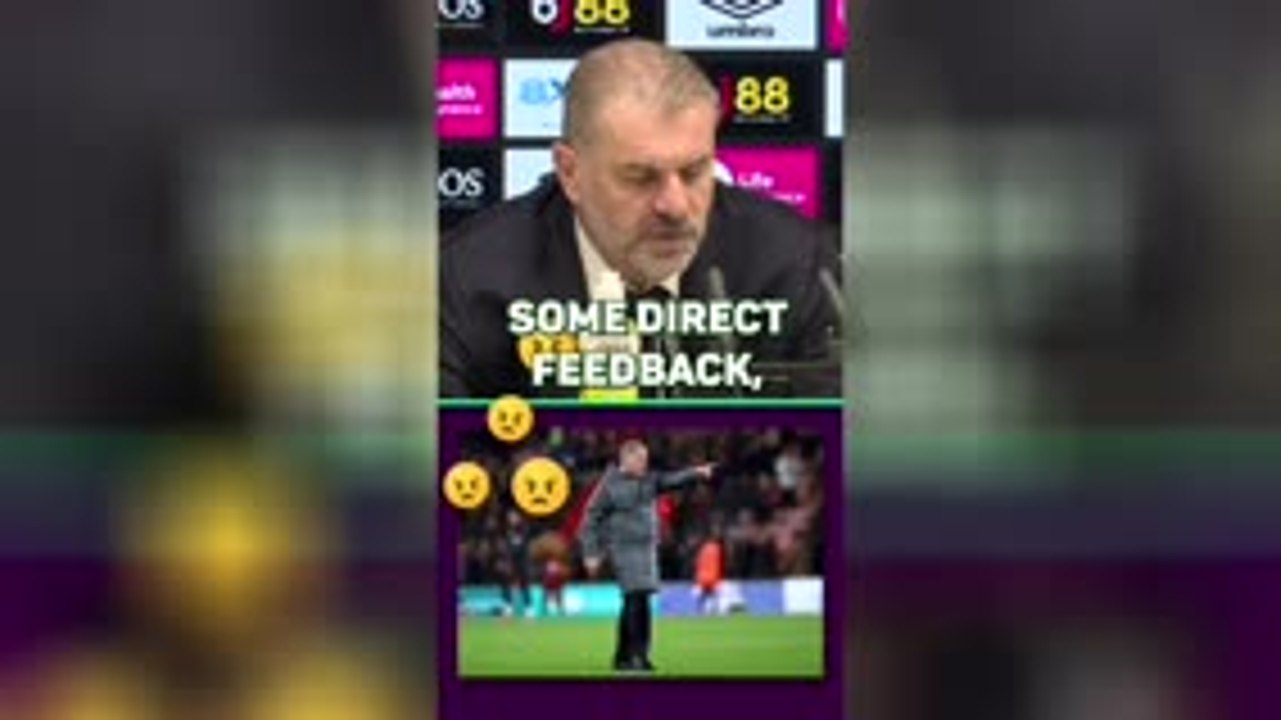 Postecoglou explains why he confronted angry Spurs fans