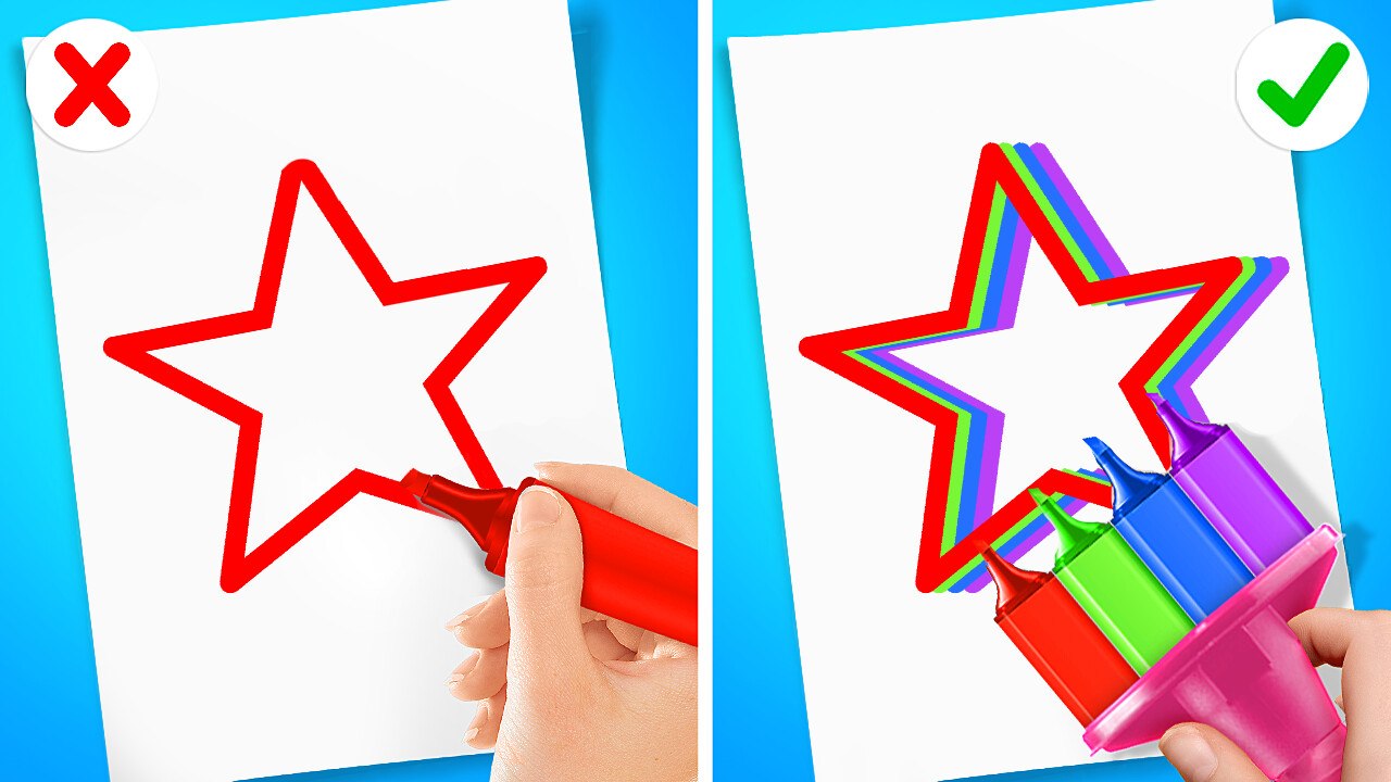 ARTICLES DE PAPETERIE DIY FANTASTIQUES | Idées Simples pour Étudiants Malins par 123 GO Like !