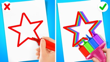 ARTICLES DE PAPETERIE DIY FANTASTIQUES | Idées Simples pour Étudiants Malins par 123 GO Like !