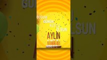 AYLiN - Doğum Günün Kutlu Olsun Aylin