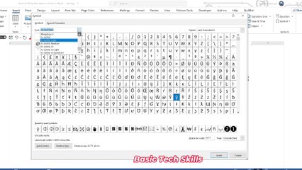 How to Write Numbers in Circle  in Word