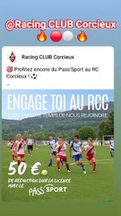 Profitez encore du Pass'Sport au RC Corcieux ! Dépêchez-vous, le dispositif prend fin le 31 décembre 2024.