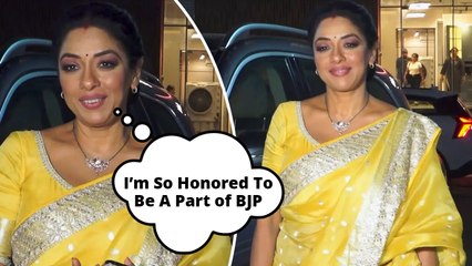 Rupali Ganguly Shares Her Experience At Maharashtra CM Oath Ceremony