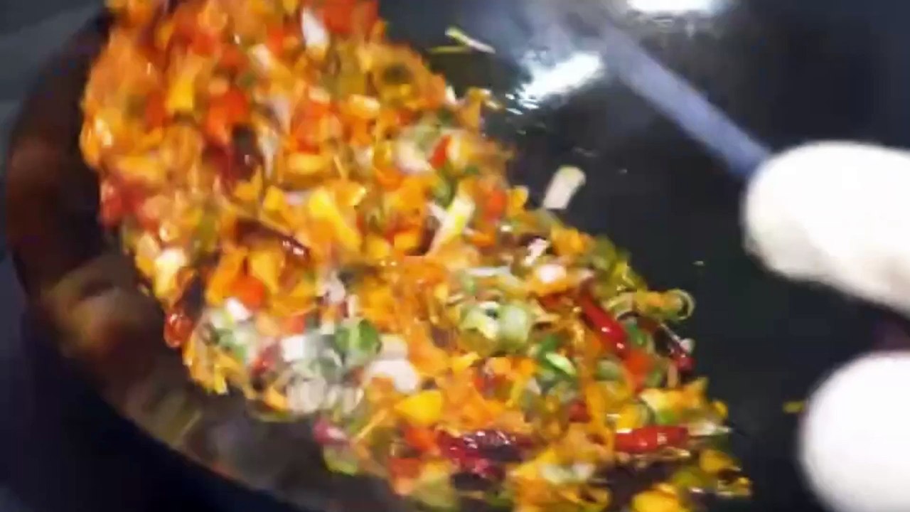 Popular Korean-Chinese Buffet! Take a Look at the Making Process!