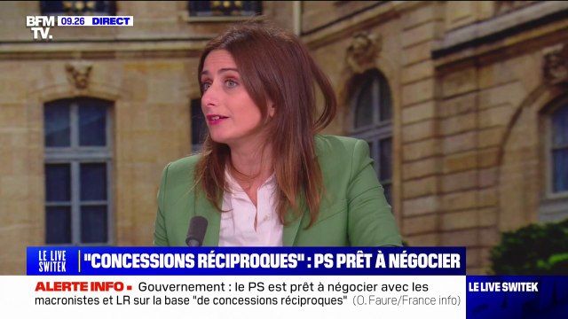 La fin du NFP? Marine Tondelier appelle le PS à ne pas tomber dans le piège d'Emmanuel Macron
