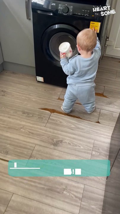 Mom's Sneaky Prank Leaves Toddler Hilariously Startled!