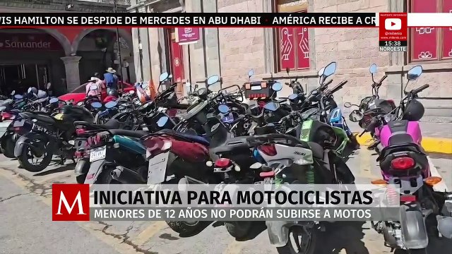 Diputados buscan prohibir que menores de 12 años viajen en motocicleta en Hidalgo