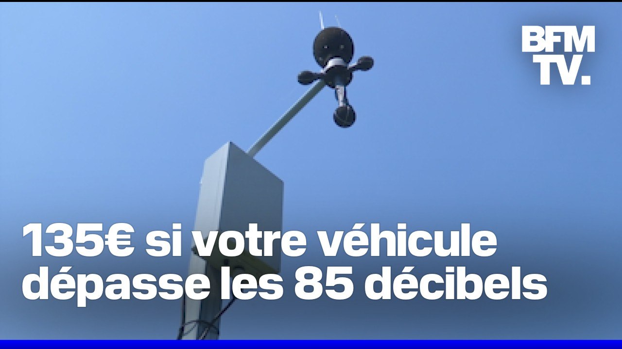 135€ si votre véhicule dépasse les 85 décibels: ce radar anti-bruit arrive bientôt sur les routes