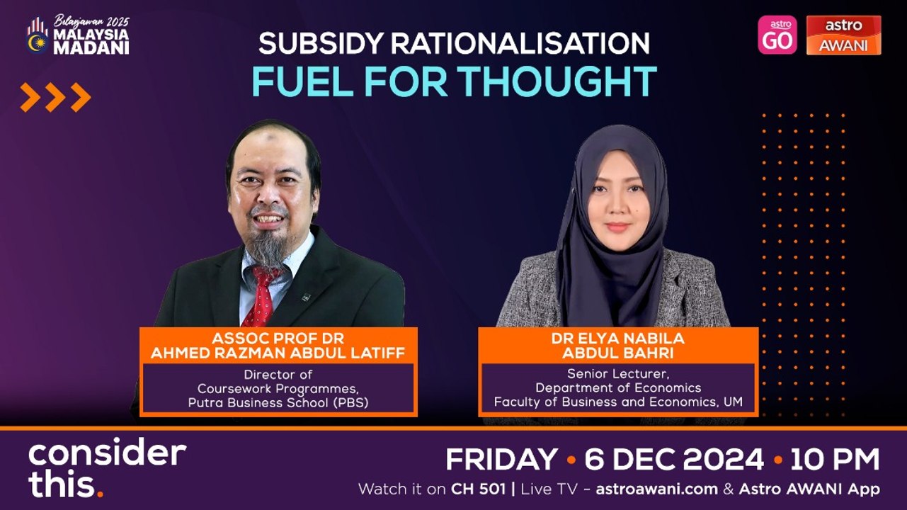 Consider This: Subsidy Rationalisation (Part 2) — Fuel For Thought