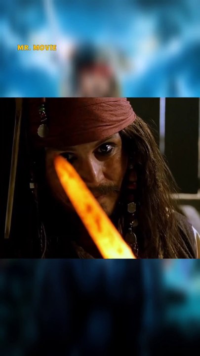Pirates of the Caribbean movie scene - Jack Sparrow