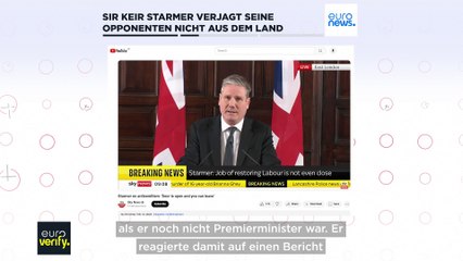 Faktencheck: Will Keir Starmer seine Opponenten aus dem Land verjagen?