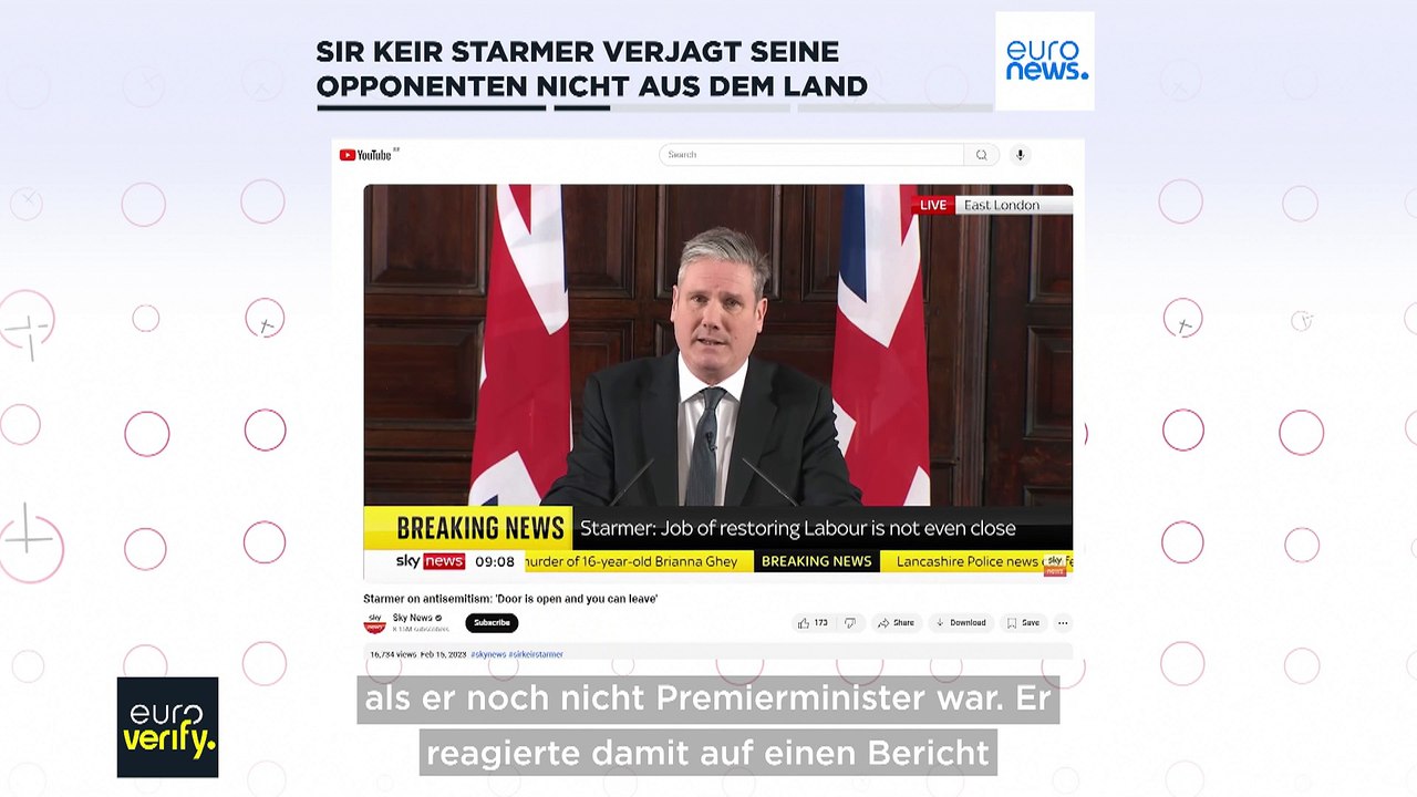 Faktencheck: Will Keir Starmer seine Opponenten aus dem Land verjagen?