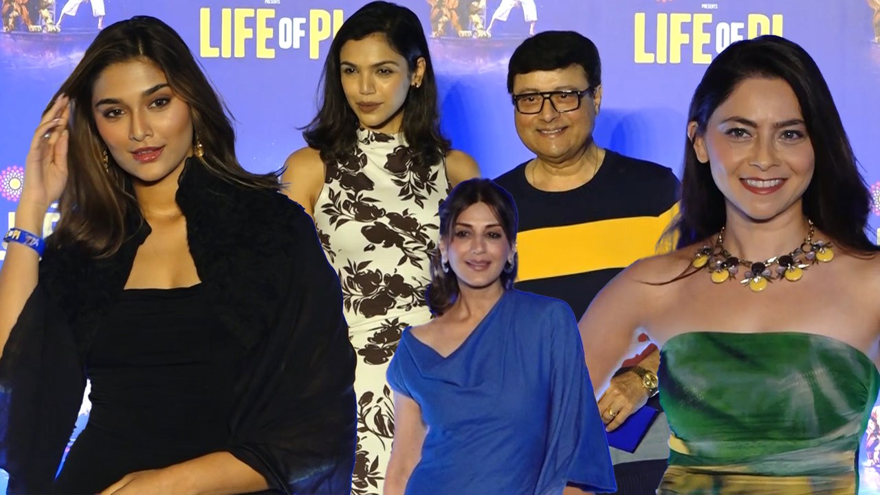 Sachin Pilgaonkar, Shriya, Sonalee Kulkarni, Saiee & Sonali Bendre Graces The ‘Life of Pi’ Screening