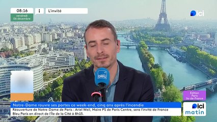 "L'émotion est grande" à la veille de la réouverture de Notre-Dame, confie le maire de Paris Centre Ariel Weil
