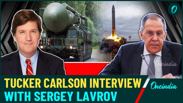 Lavrov-Tucker Carlson Full Interview | Russia Putin's Most Trusted Man Spills Beans In Big Interview