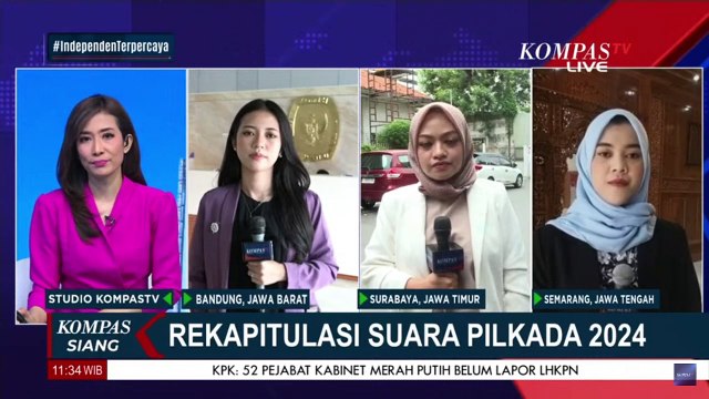 Hasil Rekapitulasi Pilgub Jawa Tengah, Wilayah yang Dimenangi Andika Perkasa dan Ahmad Luthfi