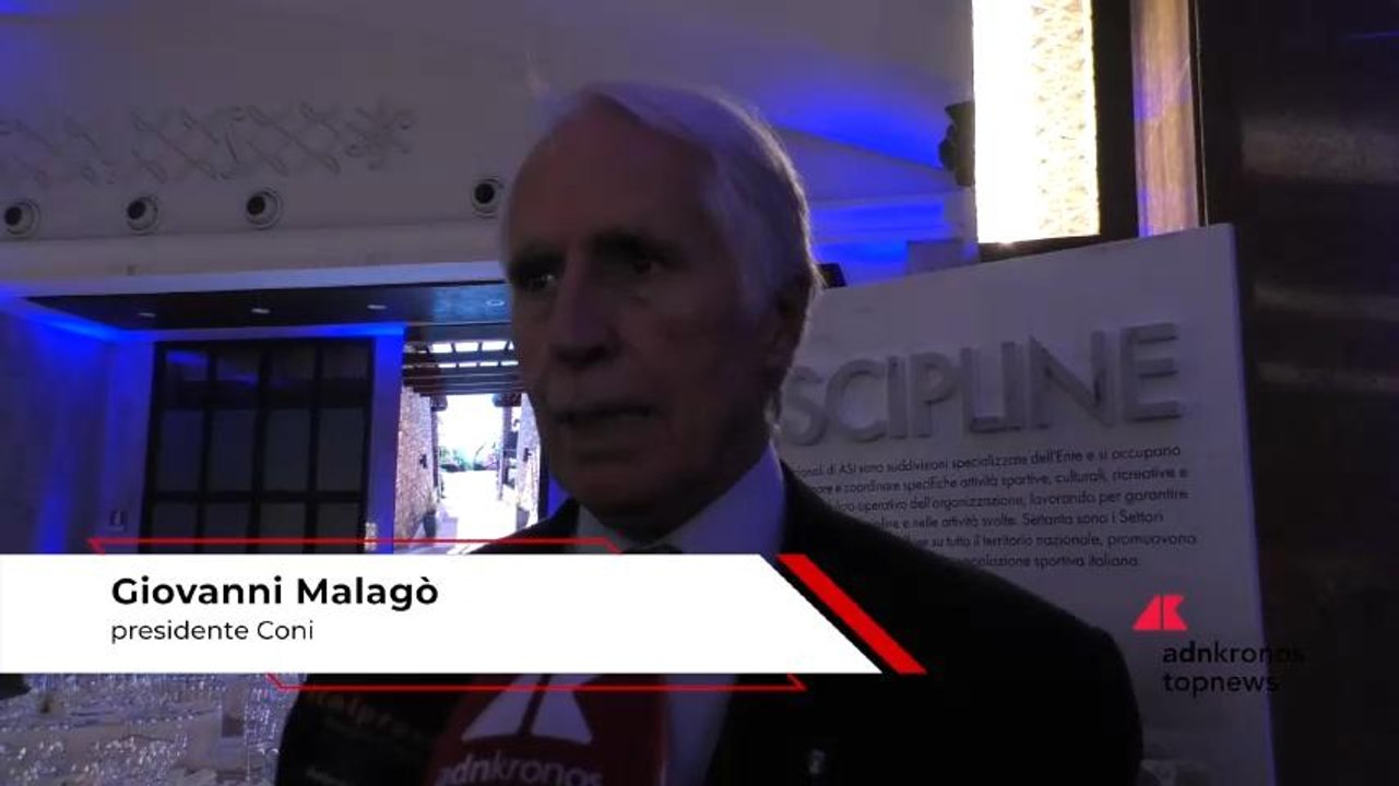 Sport, Malagò (Coni): “Asi ente con percorso di primissimo piano e numeri impressionanti”