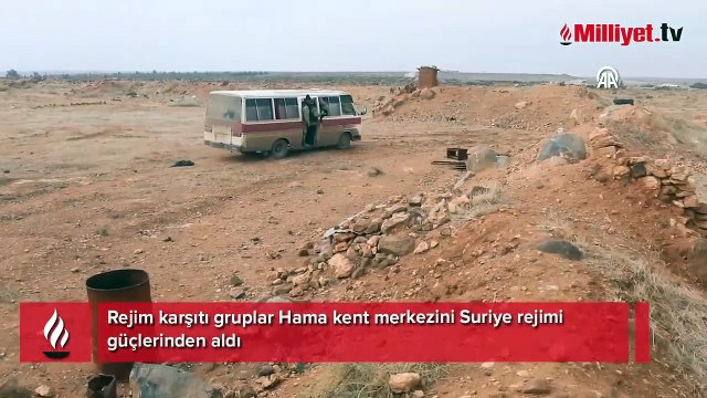 Rejim karşıtı gruplar Hama kent merkezini Suriye rejimi güçlerinden aldı