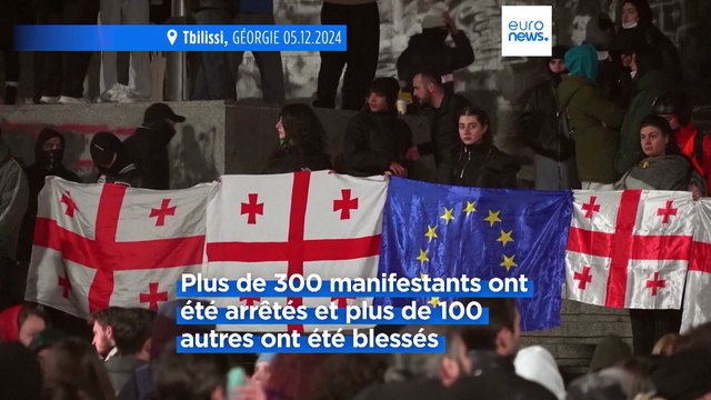 Deuxième semaine de manifestations dans toute la Géorgie contre la suspension des négociations d'adhésion à l'UE