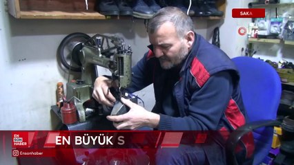 Sakarya'da ayakkabı tamirine ilgi çok, çırak yok