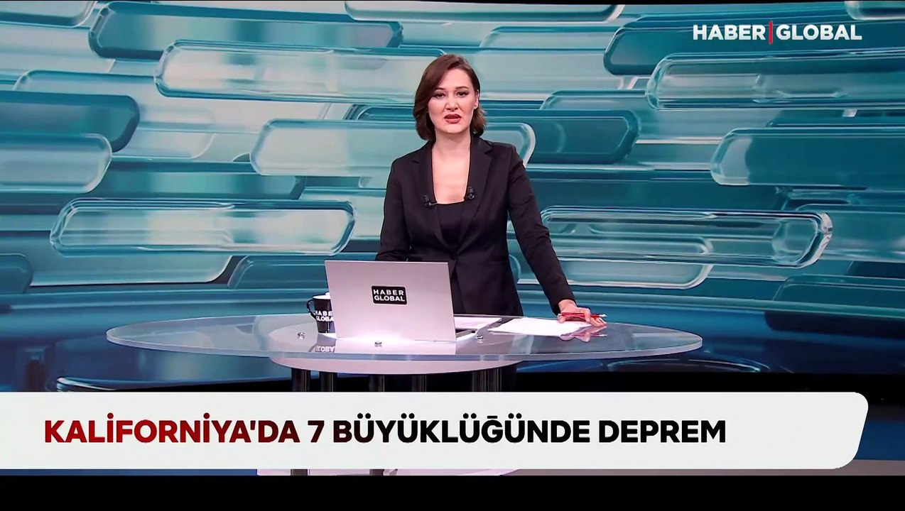 Kaliforniya’da 7 büyüklüğündeki korkunç deprem anı kamerada