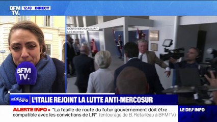 "Les conditions ne sont pas réunies": l'Italie rejoint la France dans sa lutte contre la signature des accords avec le Mercosur