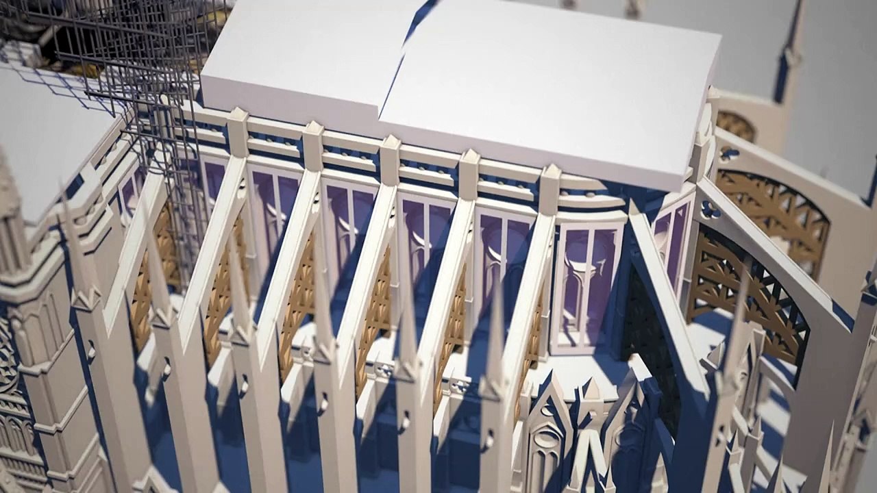 Videografik: Der Wiederaufbau der Kathedrale Notre-Dame