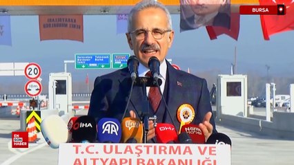 Abdulkadir Uraloğlu, Bursa'da TEKNOSAB Kavşağı'nın açılışına katıldı