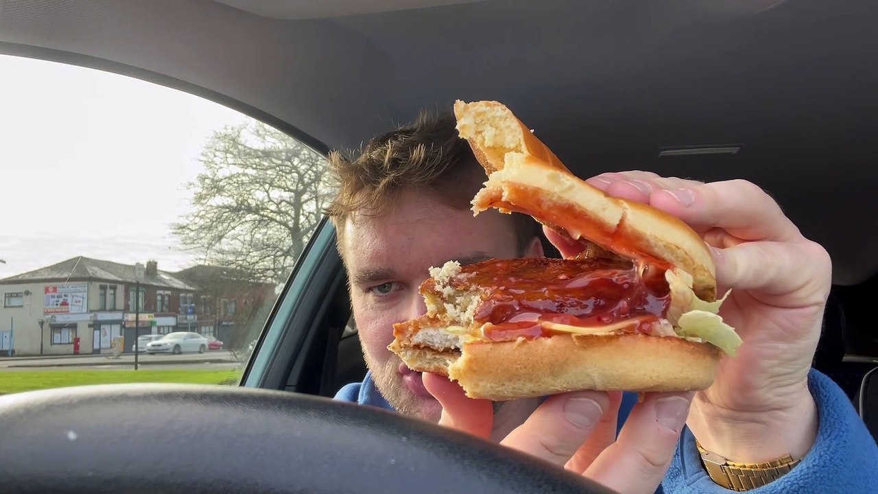 I tried KFC's new Stuffing Tower burger....