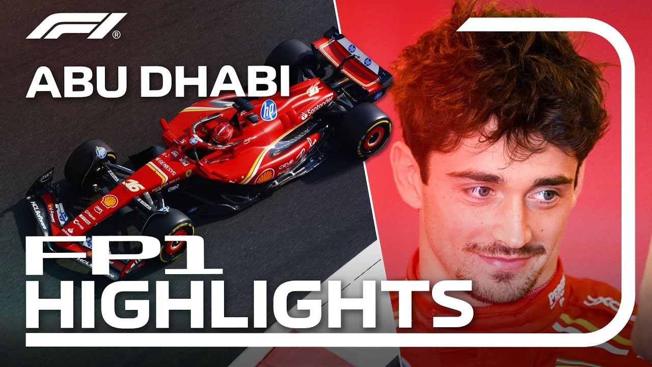 Leclerc gana la FP1 del Gran Premio de Abu Dhabi 2024