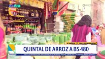 “Disminuyeron las ventas”: El quintal de arroz y harina sube en mercados de La Paz