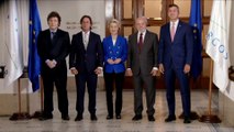 El Presidente Milei en la Foto Oficial de la Cumbre del Mercosur