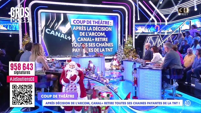 Première réaction de Cyril Hanouna après les annonces de retrait de la TNT de Canal Plus: On ne va pas se laisser marcher dessus éternellement.
