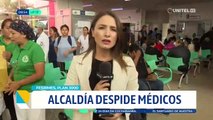 Médicos protestas contra despidos en el Hospital del Plan Tres Mil