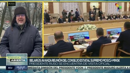 Avanza reunión del consejo estatal supremo Moscú-Minsk