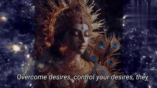 Overcome Desires Shri Krishna Sayings