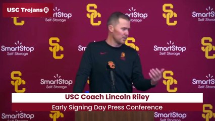 USC Trojans Coach Lincoln Riley Addresses Transfer Portal
